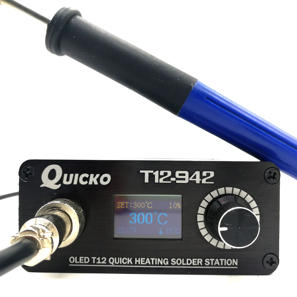 Soldering Station T12 Oled - QUICKO MINI T12 STC OLED Kỹ