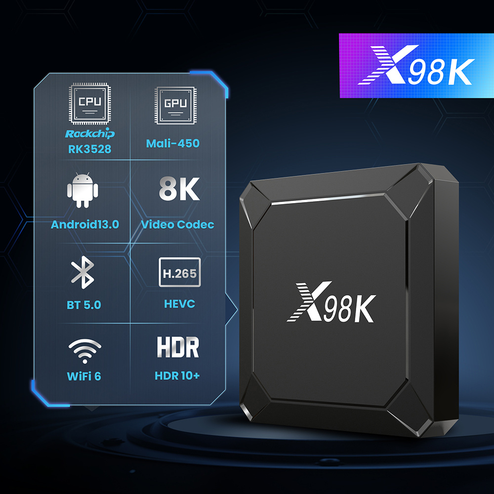 New X98K Android 13 TV Box 8K  - đánh giá và giá Radxa Rock 5B 16Gb
