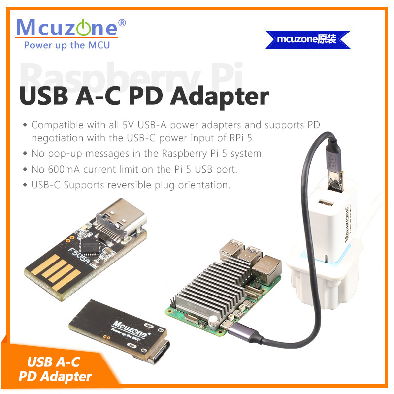 Raspberry Pi5 USB A-C PD Adapt - đánh giá và giá Banana Pi Bpi-M5