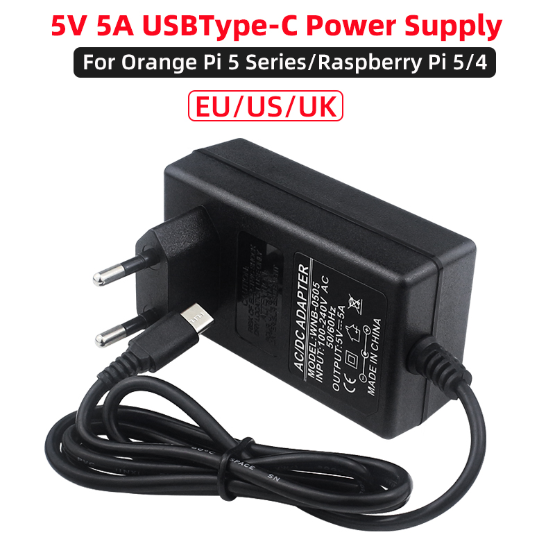 5V 5A Power Adapter for Orange - đánh giá và giá Banana Pi Bpi-M5