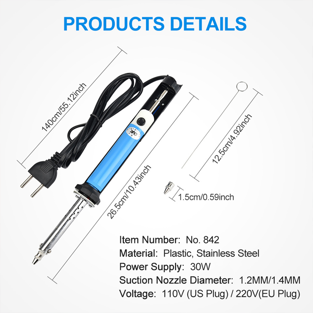 30W Electric Vacuum Desolderin - đánh giá và giá Desoldering Gun Vacuum Electric