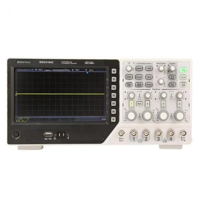 Hantek DSO4104C Digital Storag - đánh giá và giá Digital Storage Oscilloscope 100Mhz 4Ch